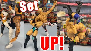 How To SET UP your WWE Figures! Crazy Moves!