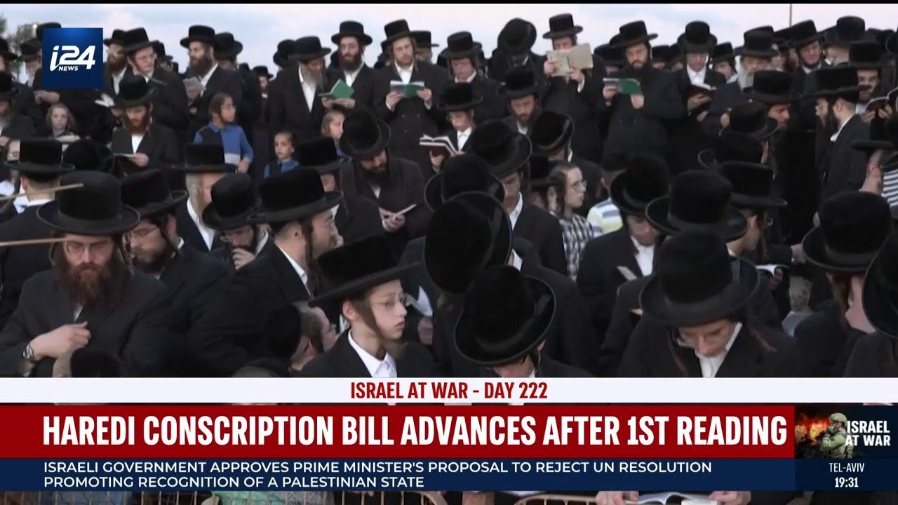 Battle over ultra-Orthodox conscription: Netanyahu advances 2022 draft bill