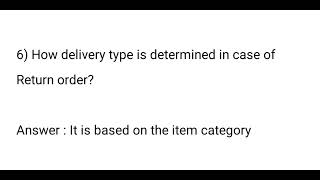 SAP SD interview questions for #tcs #cts #infosys #capegemini - Part 1