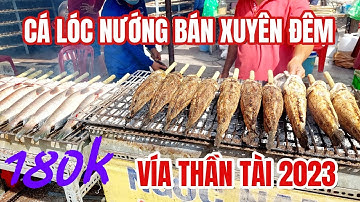 Cận Cảnh HÀNG TRĂM TẤN Cá Lóc Nướng Được Bán Xuyên Đêm Ngày VÍA THẦN TÀI Ở Sài Gòn Giá 180k-250k