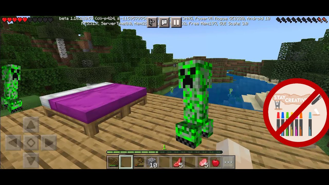 Goli život u Minecraft-u (bez kreativa)