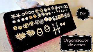 Lindo y economico organizador de aretes | DIY |