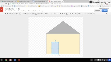 Google Drawing - How to use Shape Tool