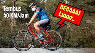 Sepeda ini NGEBUT Seperti Road Bike Tapi Kok Gini Sih....  || sepeda hybrid united felipe 700