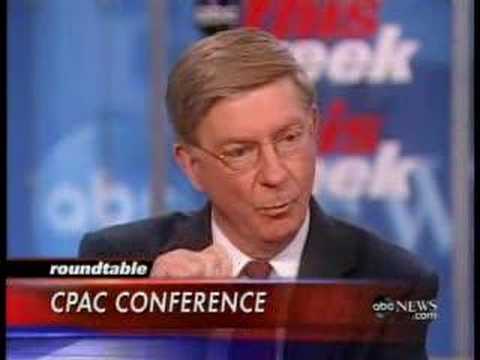 George Will: calls Coulter a "him"