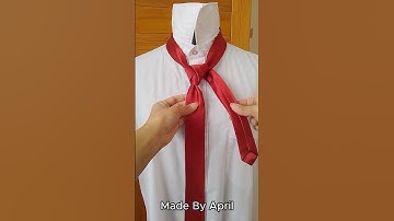 How to tie an Eldredge Necktie Knot | Tying the Perfect Eldredge Knot for Beginners #tie #10second