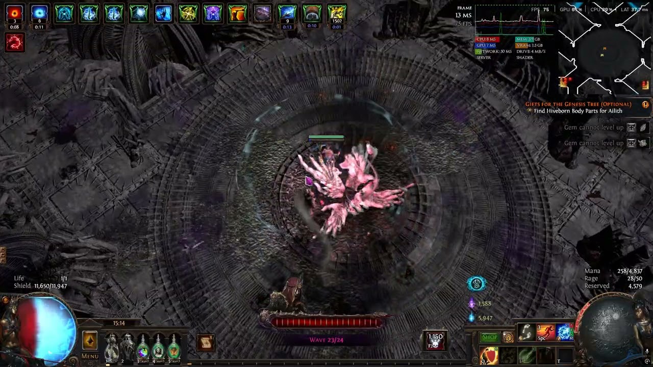 T16.5 Blight scarab 5Div per map