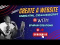 Join me in my road to develop my portfolio website.