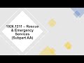 OSHA 1926 1211 Rescue Emergency Services Subpart AA