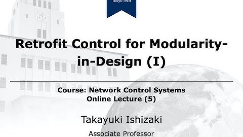 Online Lecture (5) Course: Network Control Systems
