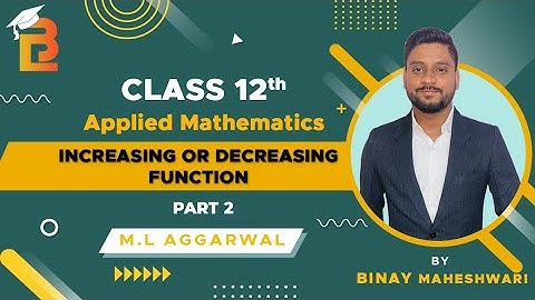 #class 12th applied maths M. L Aggarwal Exe 6.2 | @binaymaheshwari2808