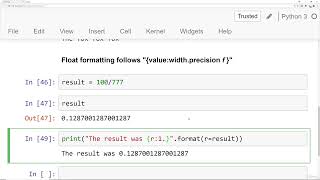 19   Print Formatting with Strings