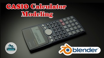 Casio Calculator Modeling in Blender | Blender 2.8 | Timelapse