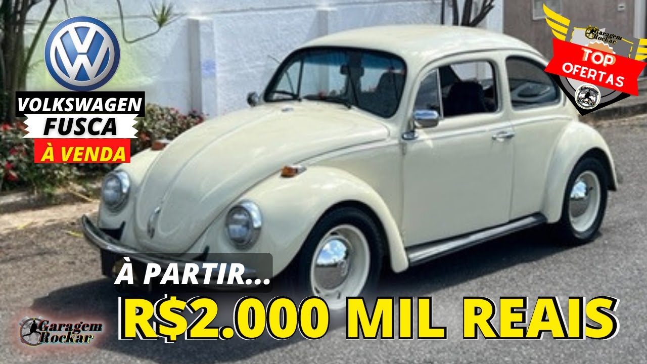 Volkswagen FUSCA a venda [À PARTIR DE 2 MIL REAIS] Top Ofertas Rockar! 