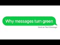 Why iPhone Messages Turn Green