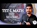 Math tet-1 solution 2022 , Tripura tet PYQ math solution , primary teacher Math previous year solve