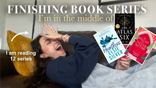 Finishing every book series I'm in the middle of 📖🫧(spoiler free) | pt. 1 by Asia Paoloni 2,147 views 1 month ago 14 minutes, 55 seconds