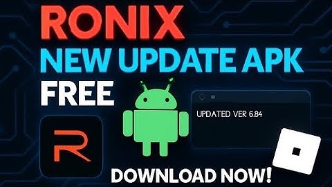 New Ronix Update Is Out | Ronix Version 6.85 ✨ | 💯 Working & Undetected | 💯 Antiban 
