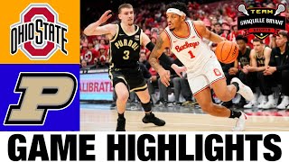 #2 Purdue vs Ohio State Highlights | NCAA Men's Basketball | 2024 College Basketball