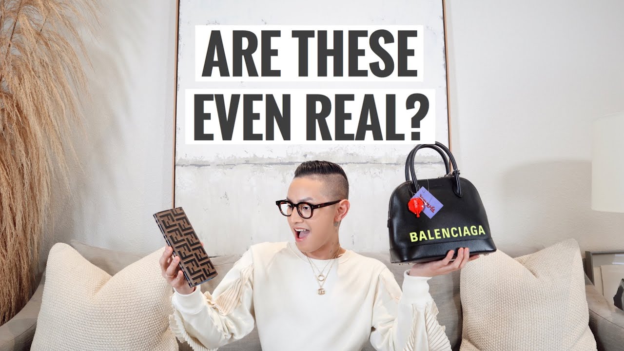 TJMaxx Sells Fakes? Designer Shopping For Balenciaga, Fendi, Gucci. Are  These Even Real? 