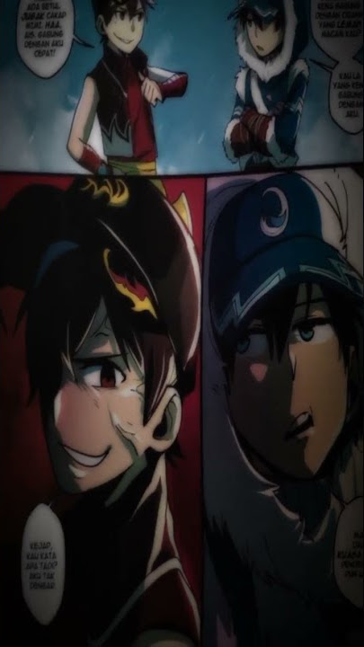 Boboiboy ice and Boboiboy blaze ll Boboiboy elemental