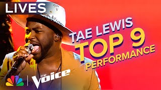 Tae Lewis Performs Lonestar's "Amazed" | The Voice Lives | NBC screenshot 5