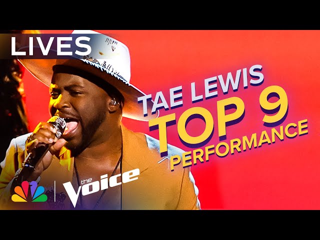 Tae Lewis Performs Lonestar's Amazed | The Voice Lives | NBC class=
