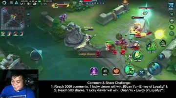 Unlimited alluring - Guan Yu Envoy of Loyalty Gameplay 1 - [🔴 Heroes Evolved Live Stream VOD]