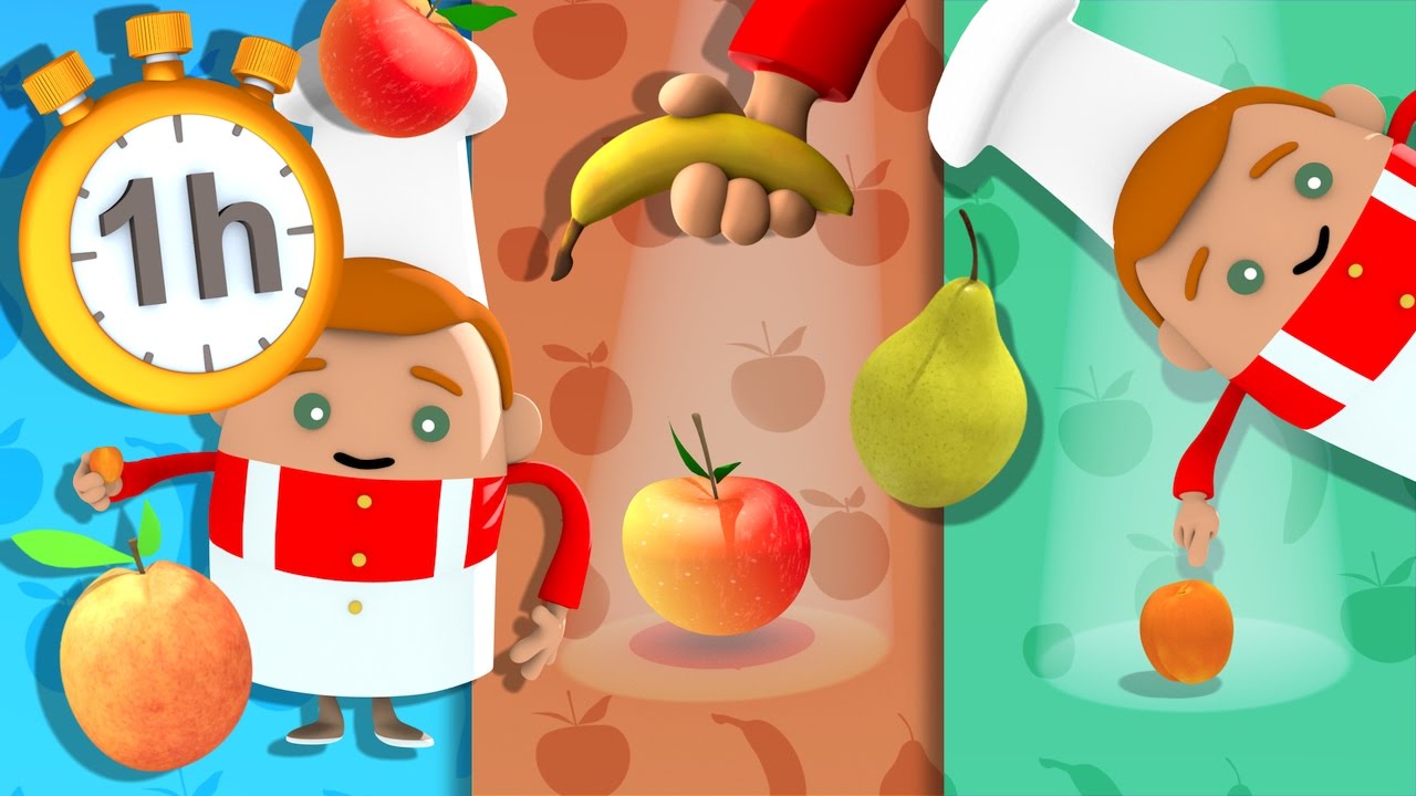 Pomme Pêche Poire Abricot - Comptines des Patapons - YouTube