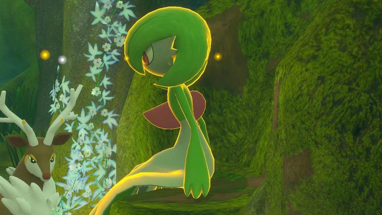 Gardevoir looking confused greenscreen