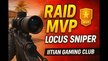Locus Electron Sniper MVP on RAID Map 🔥 | COD Mobile Ranked | IITian Gaming Club
