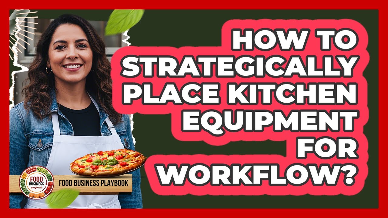How To Strategically Place Kitchen Equipment For Workflow?