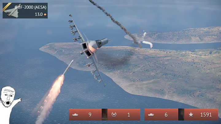 NEW EF-2000 (AESA) TEST + SPICE 250 Bombs | War Thunder [Gameplay + Memes]