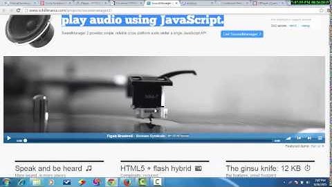Get Free HTML5 Audio Players for your blog or website