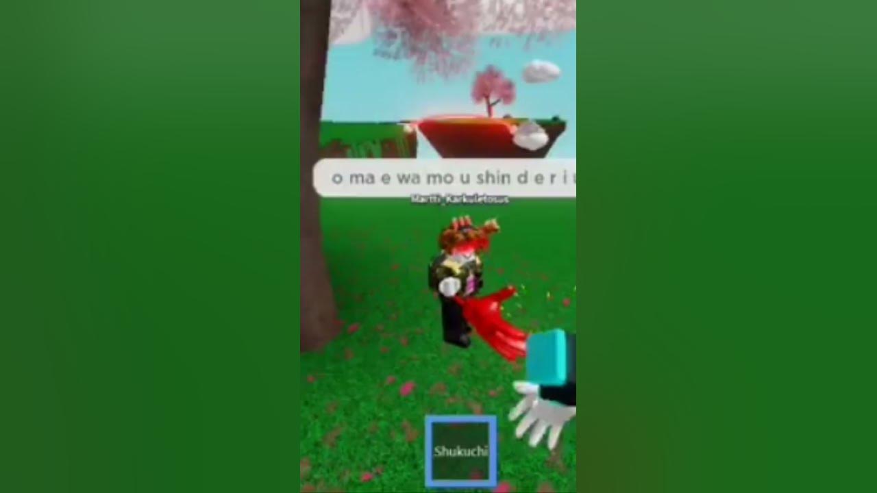 omae wa mou shindeiru Nani? Roblox slap battles - YouTube