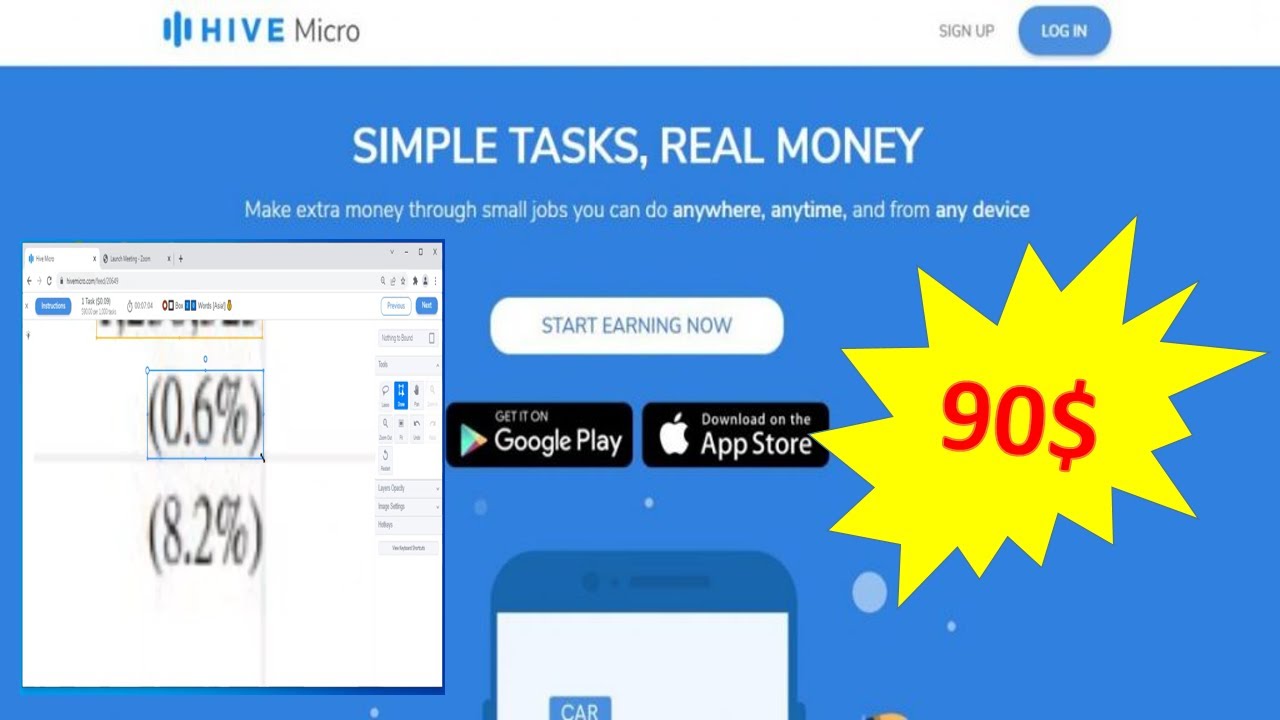 Hive Work / Box 20 Words Asia Actual Tasking- 90$