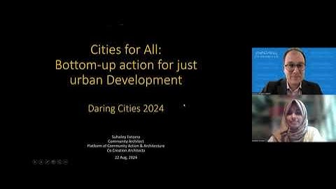 Bottom-up Action for Just Urban Development