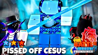 I BEAT 3 STAR ULTRA PISSED CESUS WITH FANS! | Roblox | [The Battle Bricks: Frontlines] screenshot 5