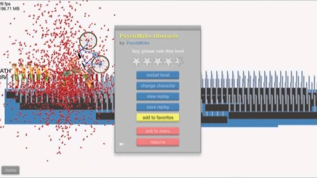 Happy Wheels - Mike Plays the PsychMike Obstacle Course