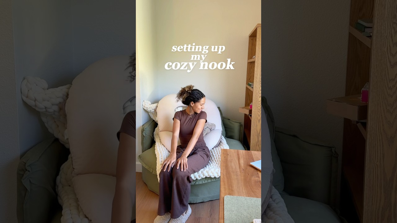 the cozy nook is back!! #cozyhome #nook - YouTube