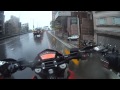 ducati hpyermotard 796 in heavy rain