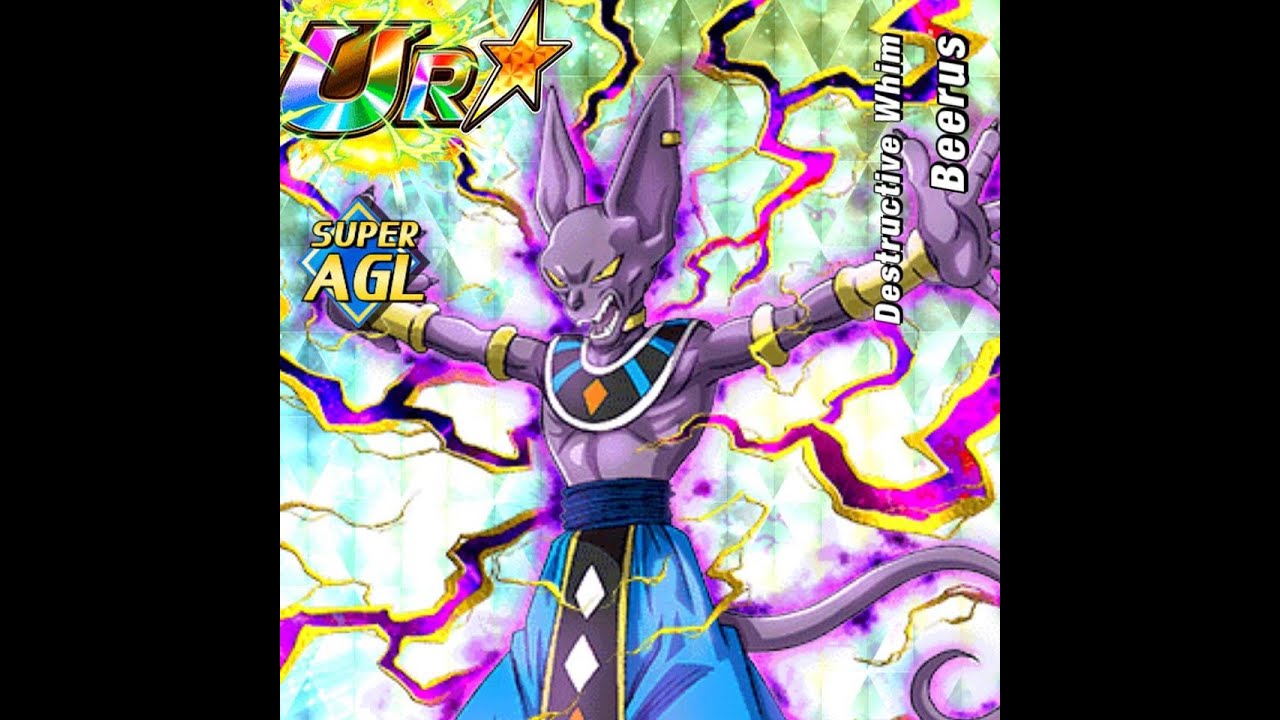 The 5th World Tournament Top 100 Ranked Rewards: SSR AGL Beerus: Dragon Ball Z Dokkan Battle