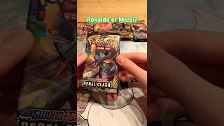 Ronaldo or Messi? #pokemon #pokemoncards #pokemontcg #challenge #goat #ronaldo #messi #viralvideo