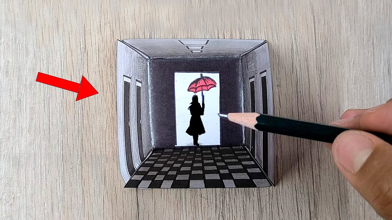 Este TRUCO 👉 Hace Que Tu DIBUJO 3D  Sea 100 VECES MEJOR ! 🔥 Como Dibujar