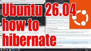 Ubuntu 26.04 how to hibernate tutorial - May 2026 - 7f5719b0