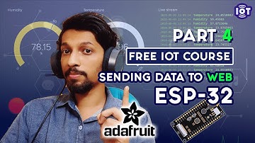 Ada Fruit IO Communication via ESP 32 | Free IOT Course | Part 4