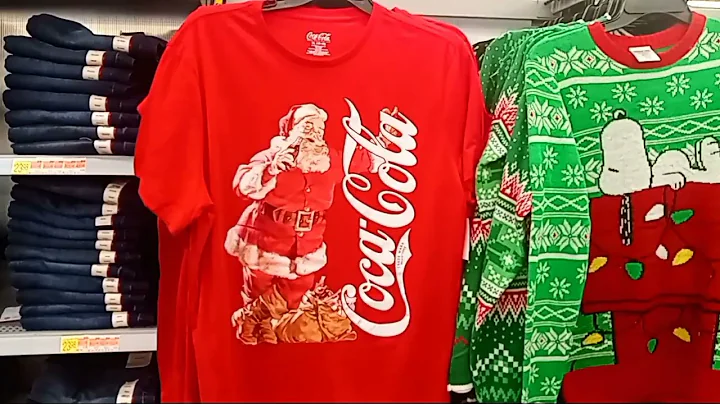 Coca Cola Haddon Sundblom 🎅 Santa Claus Shirts, For Sale at Walmart on Dewey Avenue in Greece, New Y