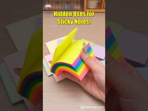 Hidden Uses for Sticky Notes!#shorts