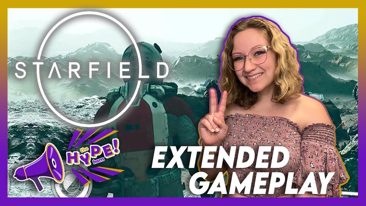 STARFIELD IS HUGE!! Extended Gameplay Trailer Reaction - The Hype Horn