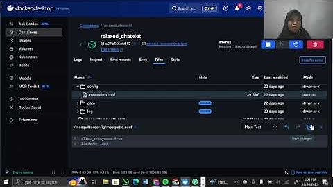 koneksi ESP32 ke MQTT Broker eclipse mosquitto docker localhost_Yulia Roslina_24782065